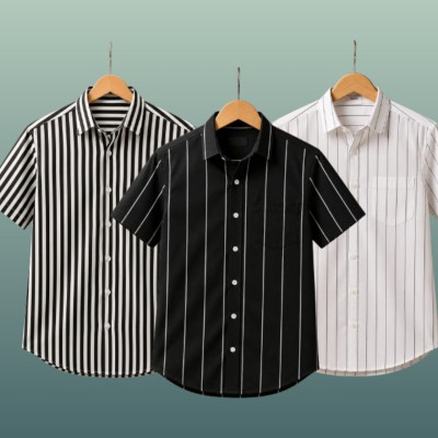 Half Salve Print Shirt